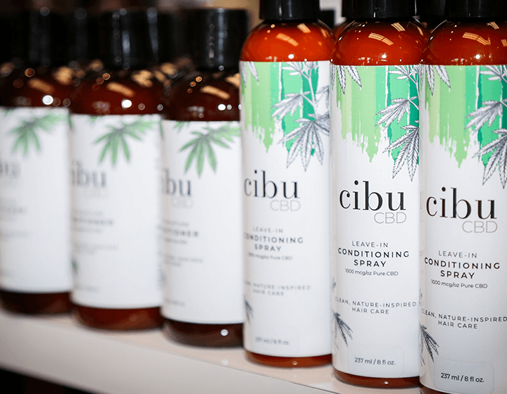 Cibu products on the shelf